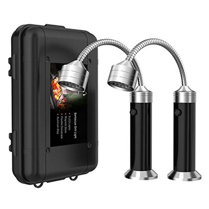Brasa LED Churrasco 2 Luminárias mais uma Caixa