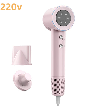 Secador de cabelo GOKOCO de alta velocidade, 110.000 RPM, com íons negativos, secagem rápida de 300 ml, silencioso e com controle térmico.