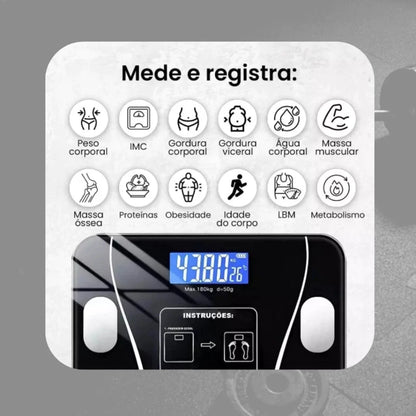 Balança digital Bluetooth