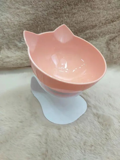 Tigela para gatos ajustável e inclinável