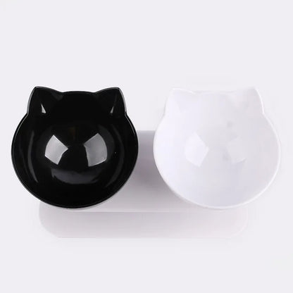 Tigela para gatos ajustável e inclinável