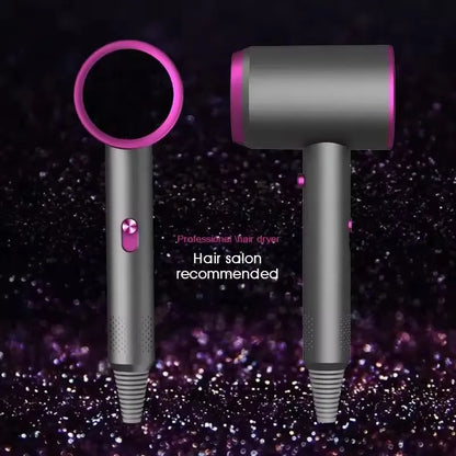 Secador de Cabelo Portátil com Íons Negativos, Turbo, Secagem Rápida, Ideal para Viagens.