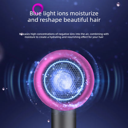 Secador de Cabelo Portátil com Íons Negativos, Turbo, Secagem Rápida, Ideal para Viagens.