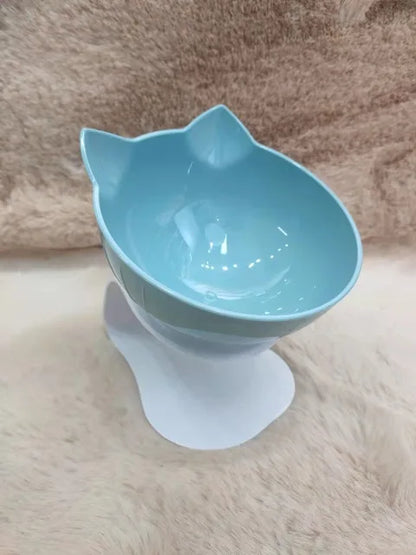 Tigela para gatos ajustável e inclinável