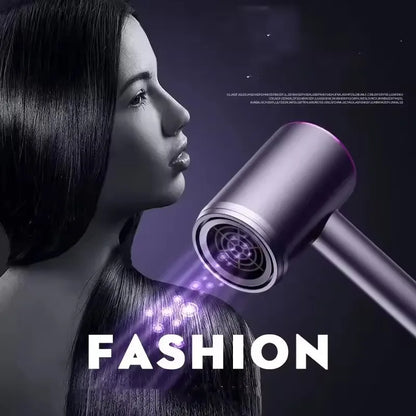 Secador de Cabelo Portátil com Íons Negativos, Turbo, Secagem Rápida, Ideal para Viagens.